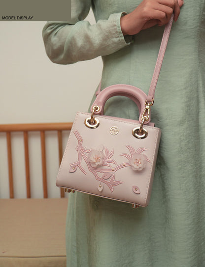 Fashionable women's bag embroidered crossbody one-shoulder portable Princess Diana bag