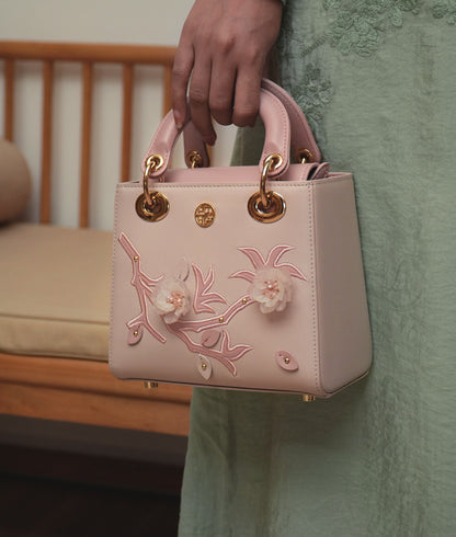Fashionable women's bag embroidered crossbody one-shoulder portable Princess Diana bag