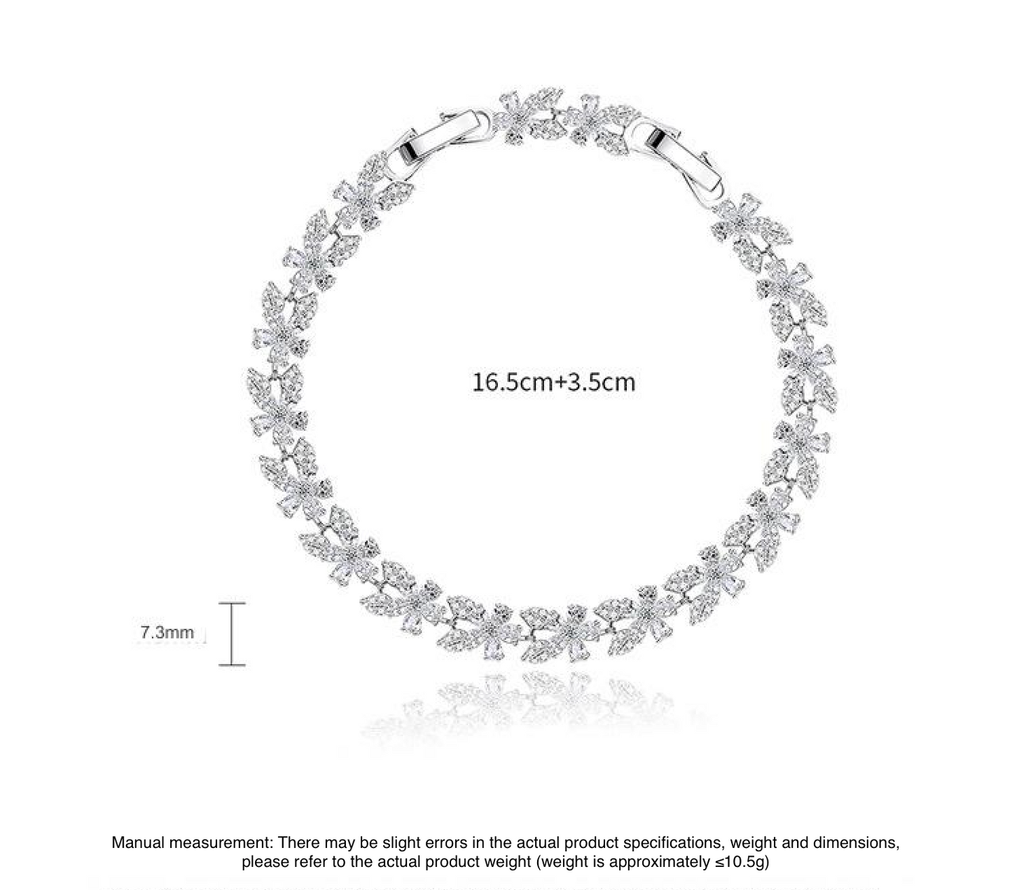 Bracelet luxury ladies high quality stone fashion temperament bracelet copper jewelry manufacturer wholesale