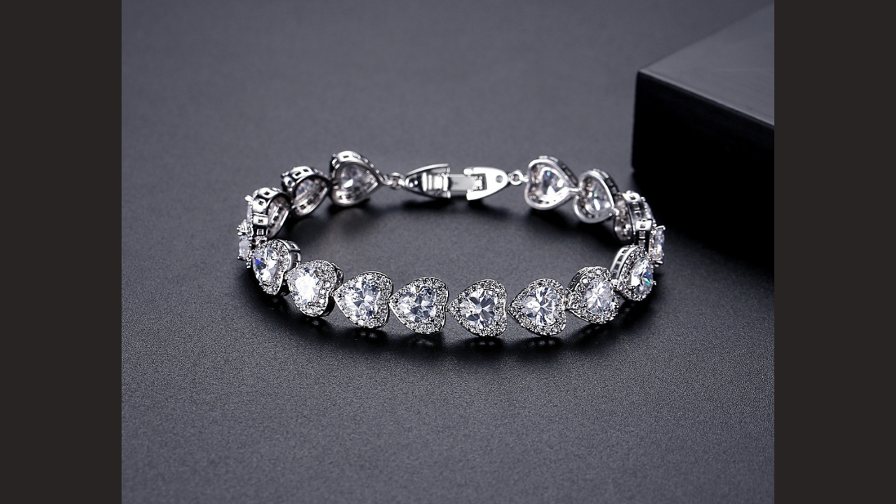 Love Bracelet Girls Copper Zircon Bracelet High-end Jewelry Wholesale