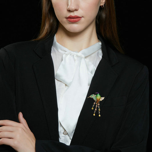 Cardigan Pin Corsage Female Niche Design