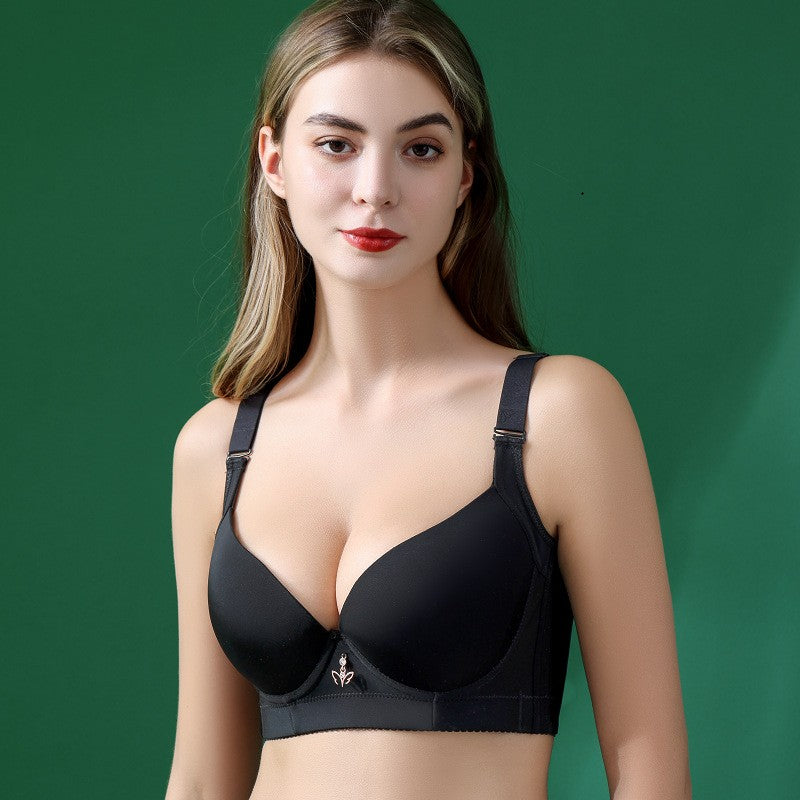 Women's Fashion Breathable Beauty Back Underwear Wireless Push Up Bra